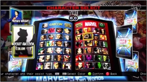 UMvC3 Character Select